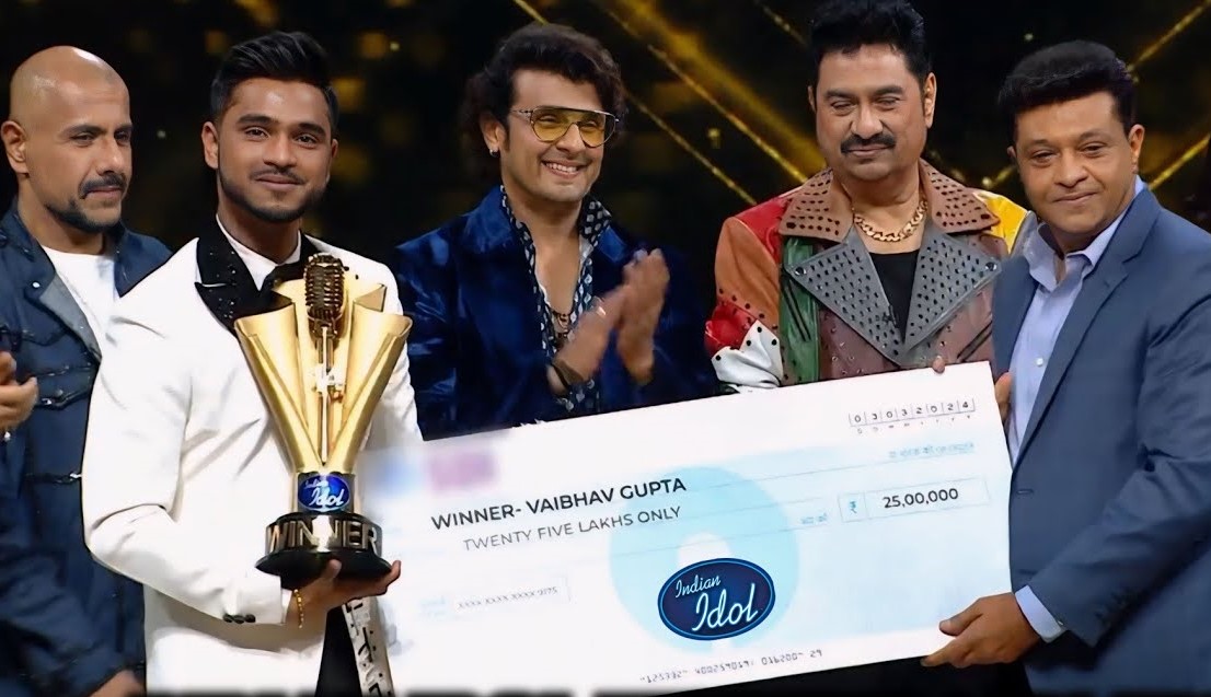 Indian Idol Season 14 Winner:कानपुर के वैभव गुप्ता ने जीता “इंडियन आइडल 14” का खिताब!